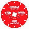 Diablo DDX060DIA101F 6" Diamond Rimmed Disc for Metal Cutting for X-Lock and All Grinders