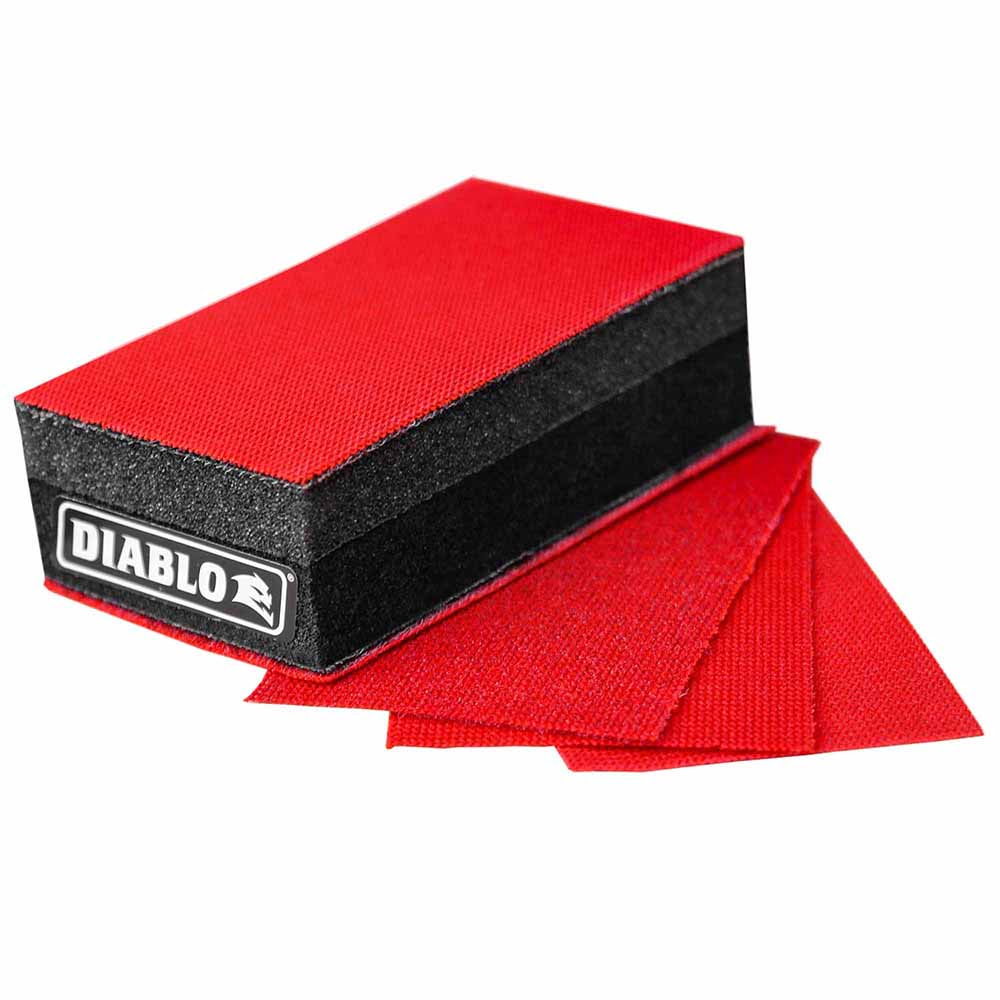 Diablo DFB234DUOH01G 2-3/4" x 5" Reusable Hand Sanding Block