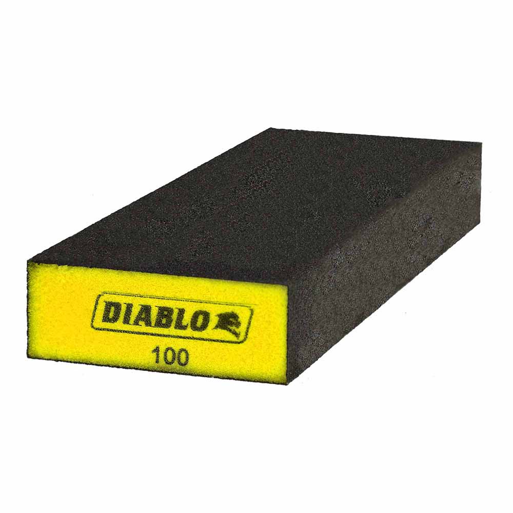 Diablo DFBBLOCBFN01G Extended Flat 100-Grit (Fine) Sanding Sponge