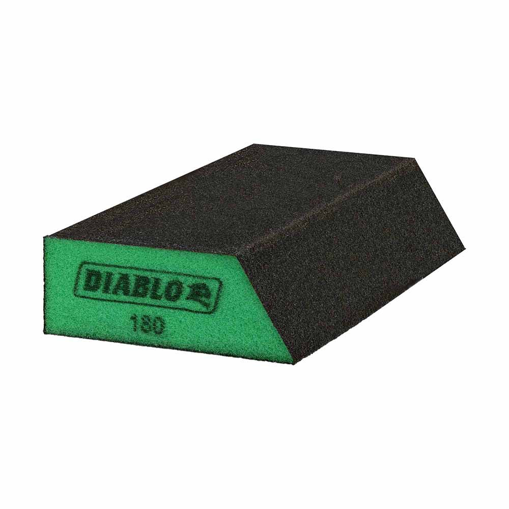 Diablo DFBLANGSFN01G Corner Contact 180-Grit (Ultra Fine) Sanding Sponge