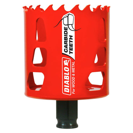 Diablo DHS2563CT 2-9/16" (65mm) Carbide-Tipped Wood & Metal Holesaw
