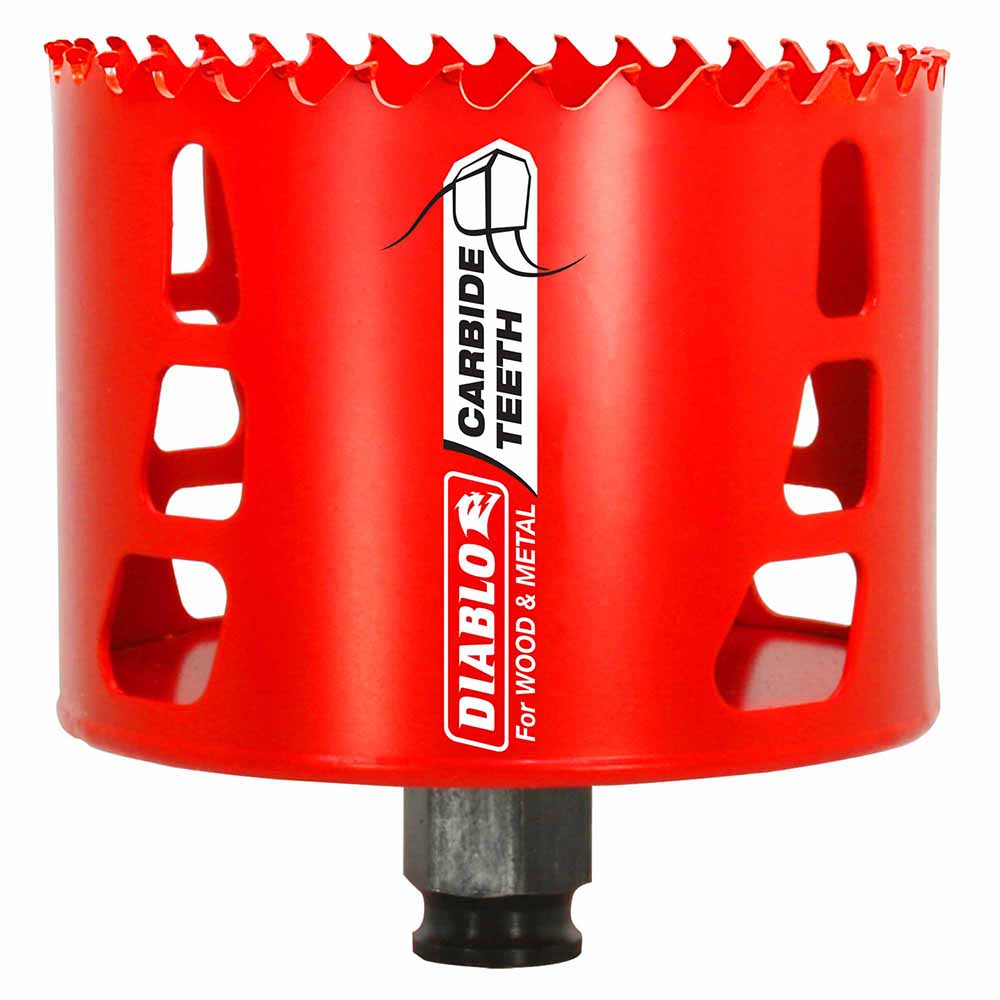 Diablo DHS3500CT 3-1/2" (89mm) Carbide-Tipped Wood & Metal Holesaw