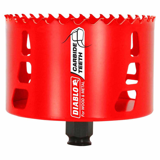 Diablo DHS4125CT 4-1/8" (105mm) Carbide-Tipped Wood & Metal Holesaw