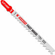 Diablo DJT144DF5 4" 6 TPI Bi-Metal T-Shank Jig Saw Blades for Fast Wood Cuts (5-Pack)
