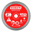 Diablo DMADC0300 3" Diamond Continuous Rim Cut-Off Discs for Masonry