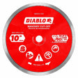 Diablo DMADC1000 10" Diamond Continuous Rim Cut-Off DiscsÂ for Masonry