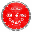 Diablo DMADST1200 12" Diamond Segmented Turbo Cut-Off Discs for Masonry
