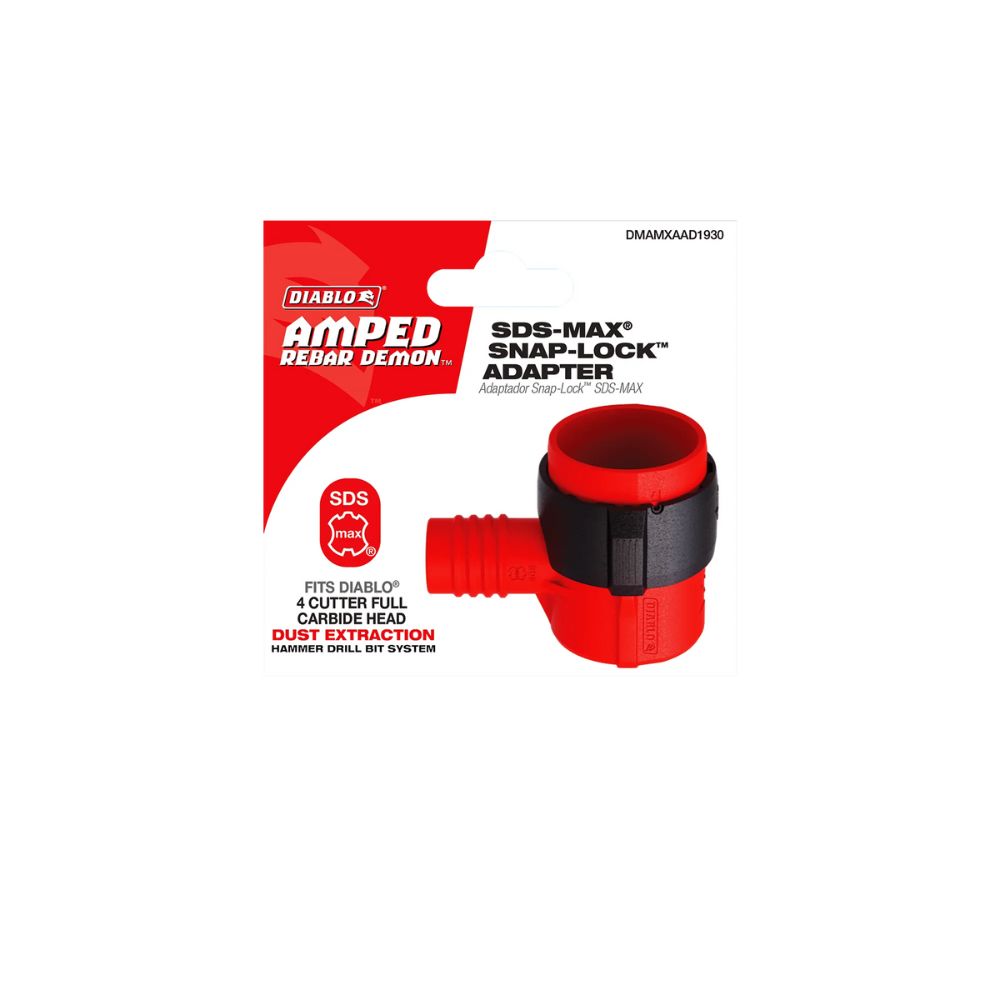 Diablo DMAMXAAD1930 AMPED Rebar Demon SDS-Max Snap-Lock Adapter - 2