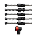 Diablo DMAPLA4400-S6 AMPED Rebar Demon SDS-Plus 4-Cutter Full Carbide Head Dust Extraction Hammer Drill Bit (5 Pack)