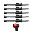 Diablo DMAPLA4400-S6 AMPED Rebar Demon SDS-Plus 4-Cutter Full Carbide Head Dust Extraction Hammer Drill Bit (5 Pack)