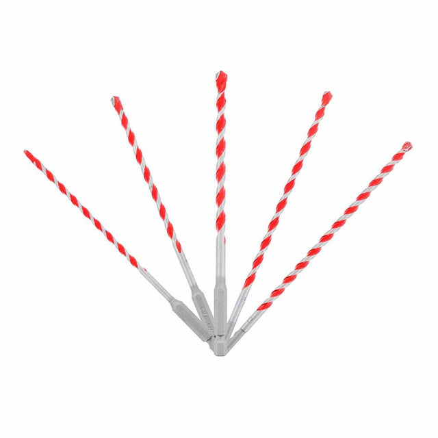Diablo DMARG1220-S5 5 pc SPEEDemon Red Granite Carbide Tipped Hammer Drill Bit Set (5-Piece)