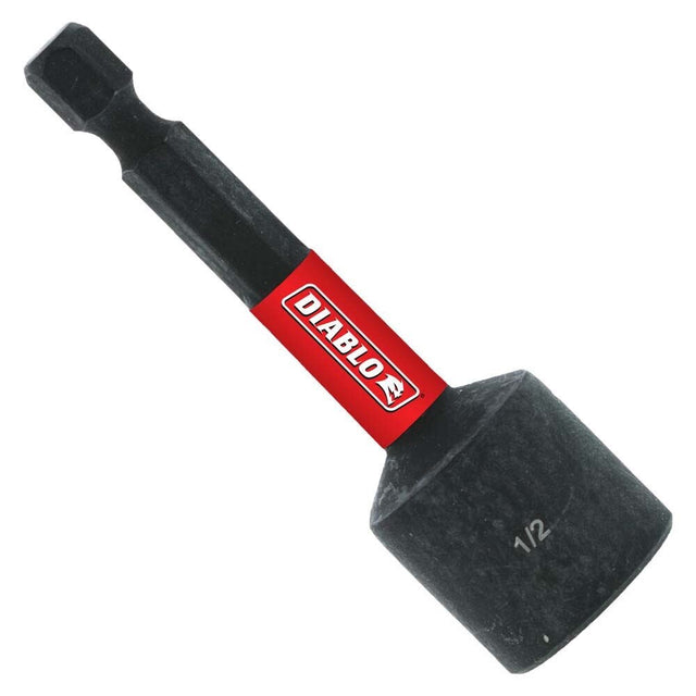 Diablo DNTSL12B Magnetic Nut Setter with Permanent Magnet and Torque Resistant Design