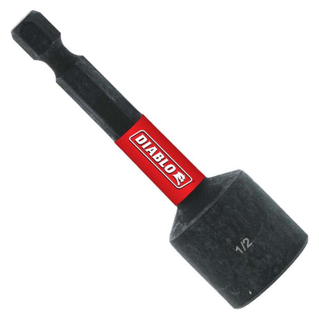Diablo DNTSL12B Magnetic Nut Setter with Permanent Magnet and Torque Resistant Design