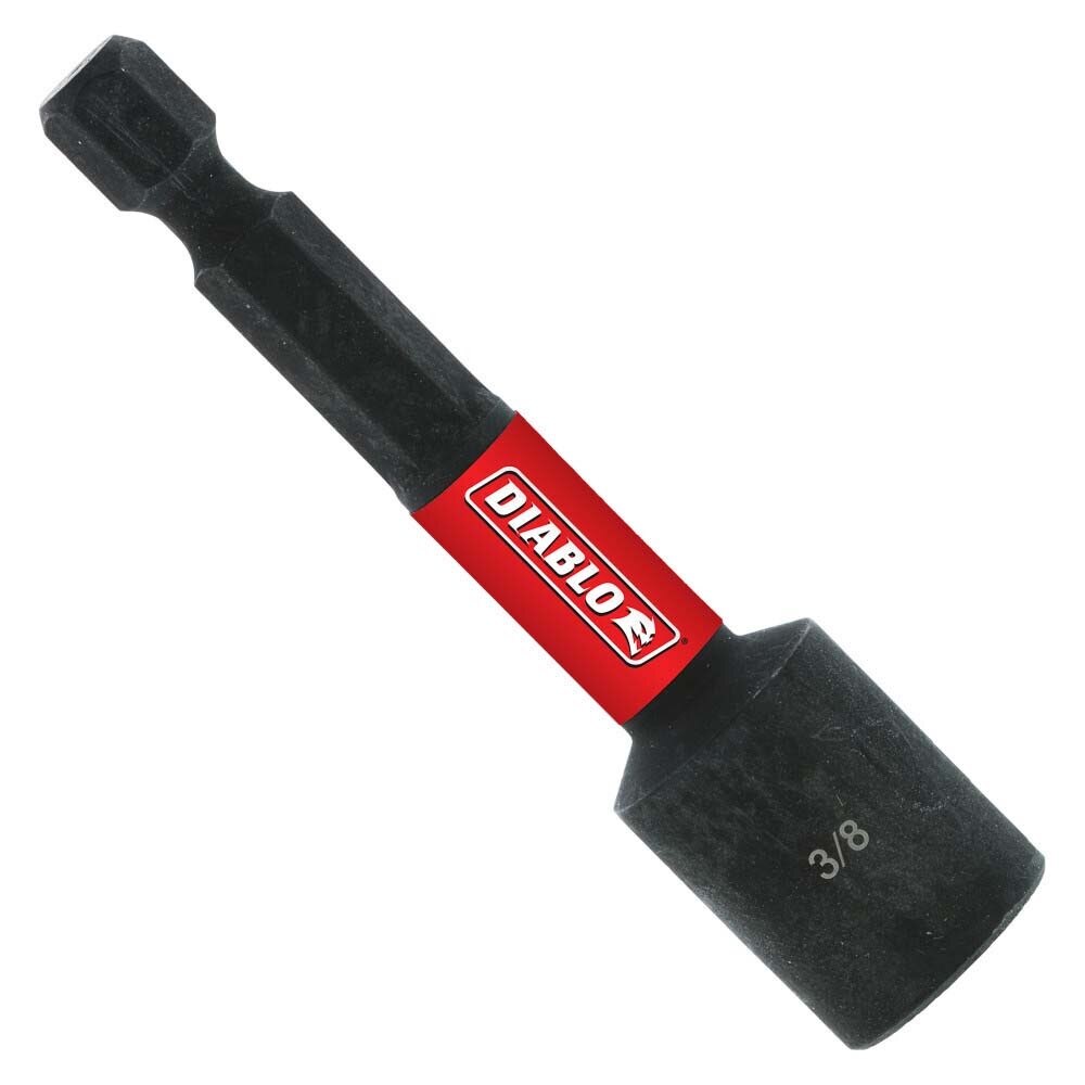 Diablo 297DNTSL38B 3/8 in. x 2-9/16 in. Magnetic Nut Setter for Secure Fastening