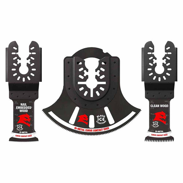 Diablo DOU3BS 3 pc Universal Fit Bi-Metal Oscillating Blade Set (3-Piece)