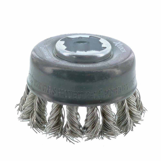 Diablo DPB275XKCS01F 2-3/4" X-LOCK Stainless Steel Knot Cup Brush