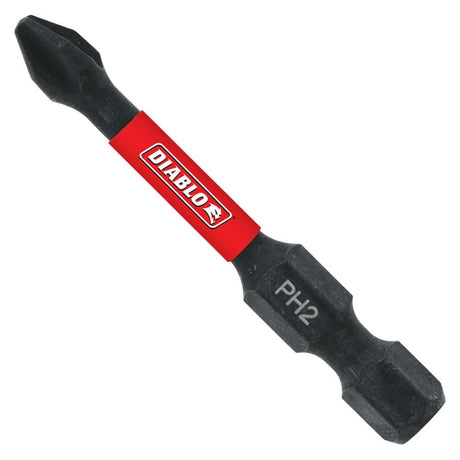 Diablo DPH22B 2 in. #2 Phillips Drive Bit - Extreme Durability and Impact Resistance