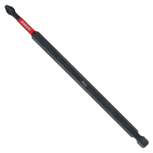 Diablo DPH26B 6 in. #2 Phillips Drive Bit for Extreme Durability and Impact Resistance