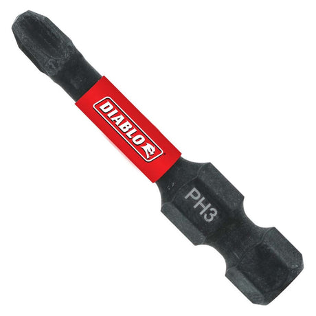 Diablo DPH32B 2 in. #3 Phillips Drive Bit - Extreme Durability and Impact Resistance