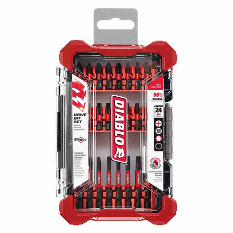 Diablo DSC-S24 24 pc Screwdriving Set (24-Piece)