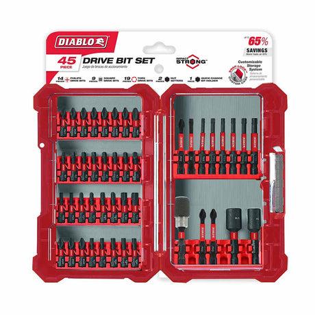 Diablo DSC-S45 45 pc Screwdriving Set (45-Piece)