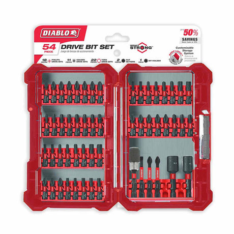 Diablo DSC-S54 54 pc Screwdriving Set (54-Piece)