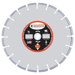 Diamond Products 86523 Super Premium 24" x 0.165" Diamond Saw Blade for Cured Concrete