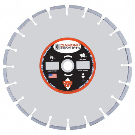 Diamond Products 86523 Super Premium 24" x 0.165" Diamond Saw Blade for Cured Concrete