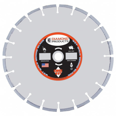 Diamond Products 86523 Super Premium 24" x 0.165" Diamond Saw Blade for Cured Concrete