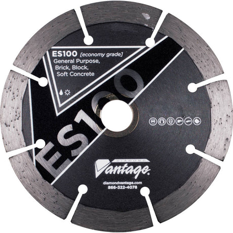 Diamond Vantage 0406CSIT 4" X .060" X 7/8-5/8 General Purpose, Segmented Blade