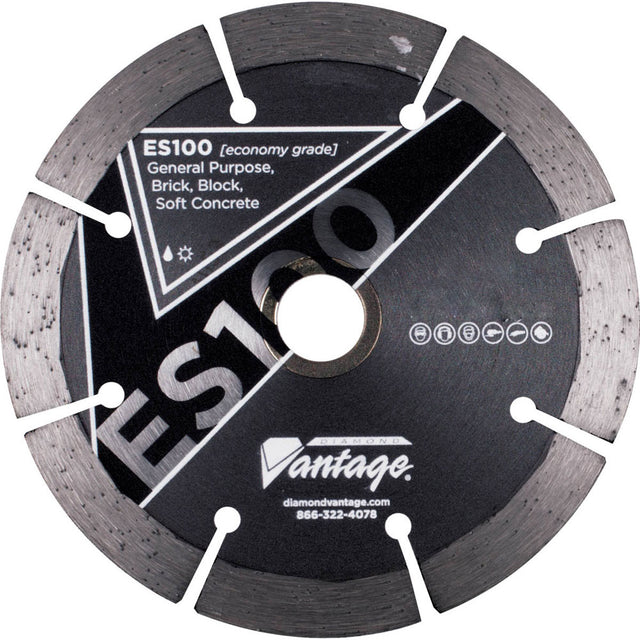 Diamond Vantage 0406CSIT 4" X .060" X 7/8-5/8 General Purpose, Segmented Blade