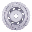 Diamond Vantage 05HDDGDX1 5 in. Turbo Double Row Cup Wheel, X1 Standard Grade