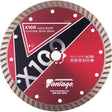Diamond Vantage 0709DDZBX0-2 7" X .095" X Dm-5/8 GP, Value Plus Turbo Rim Blade