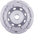 Diamond Vantage 07HDDDX1 7" X 5/8-11 Double Row Cup Wheel, X1 Heavy Duty Grade