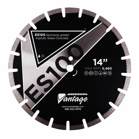Diamond Vantage 1412ESI-4 14" X .125" X 1/20mm Asphalt, Segmented Blade 12mm Seg