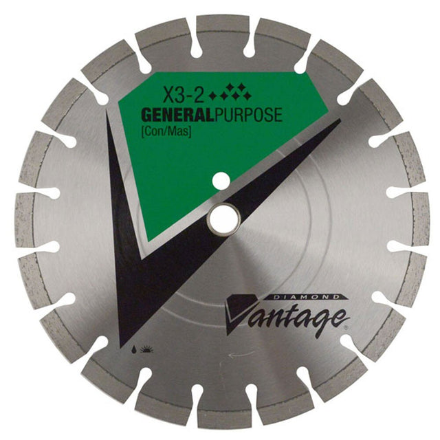 Diamond Vantage 1412EX3-2 14 X .125 X 1/20mm Conc/Mas, Premium Grade, Segmented Blade