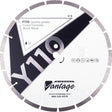 Diamond Vantage 1612EY1-2 16" X .125" X 1/20mm Conc/Mas, Segmented Blade