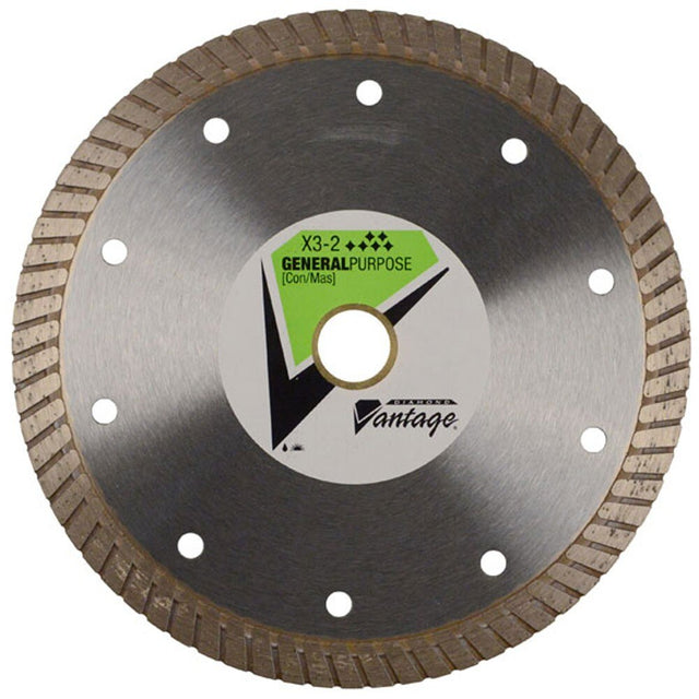Diamond Vantage 4508CDZBX3-2 4-1/2" X .080" X 7/8-5/8 General Purpose, Turbo Rim Blade