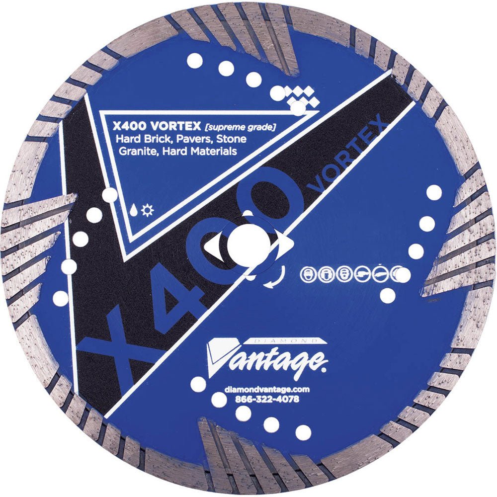Diamond Vantage 4508CDZBX4-1 4-1/2" X .080" X 7/8-5/8 Hard Material, Supreme Vortex Blade