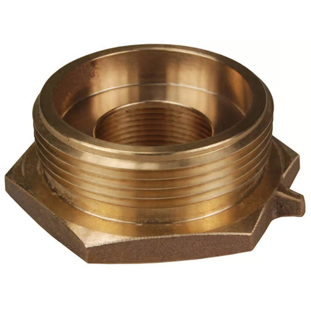 Dixon FM15F15T 1.5" F NST x 1.5" M NPT Brass Hex Nipple Adapter