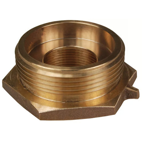 Dixon FM25F15F Cast Brass Domestic Reducer Hex Nipple 2-1/2" FNST x 1-1/2" MNST