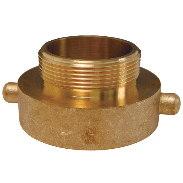 Dixon HA1576 Hydrant Adapter Pin Lug Brass, 1-1/2" x 3/4"