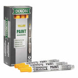 Dixon Ticonderoga X80223 Paint Marker, Valve Action, Medium Tip, Yellow (12 Count)