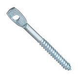 Docs Marketing W300CZP 1/4" x 3" Wood Eye Lag Screw - Zinc Plated (100/Box) - 2