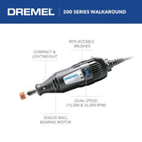 Dremel 200-1/15 200 Series Corded Rotary Tool Kit, 15 accessories - 2