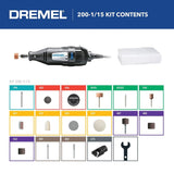 Dremel 200-1/15 200 Series Corded Rotary Tool Kit, 15 accessories - 6