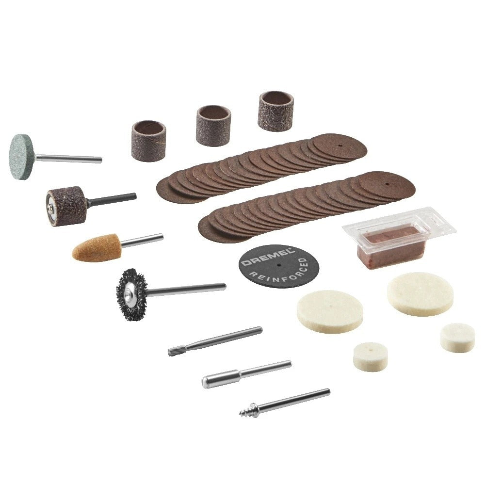 Dremel 730-01 General Purpose Rotary Tool Accessory Micro Kit with 1/8" Standard Shank (52 Pack) - 3