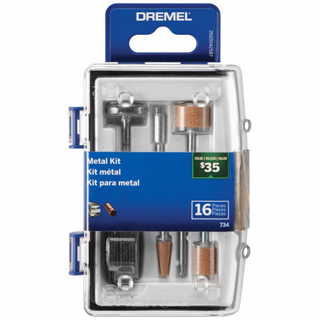 Dremel 734-01 Metal Accessory Micro Kit for Rotary Tools (16 Pack)