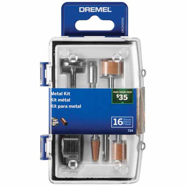 Dremel 734-01 Metal Accessory Micro Kit for Rotary Tools (16 Pack)