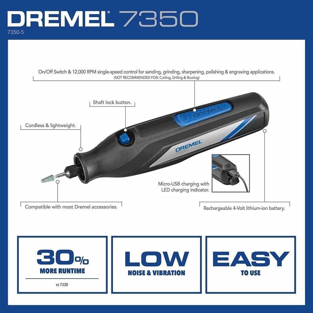 Dremel 7350-5 3.6V Rotary Tool - 2